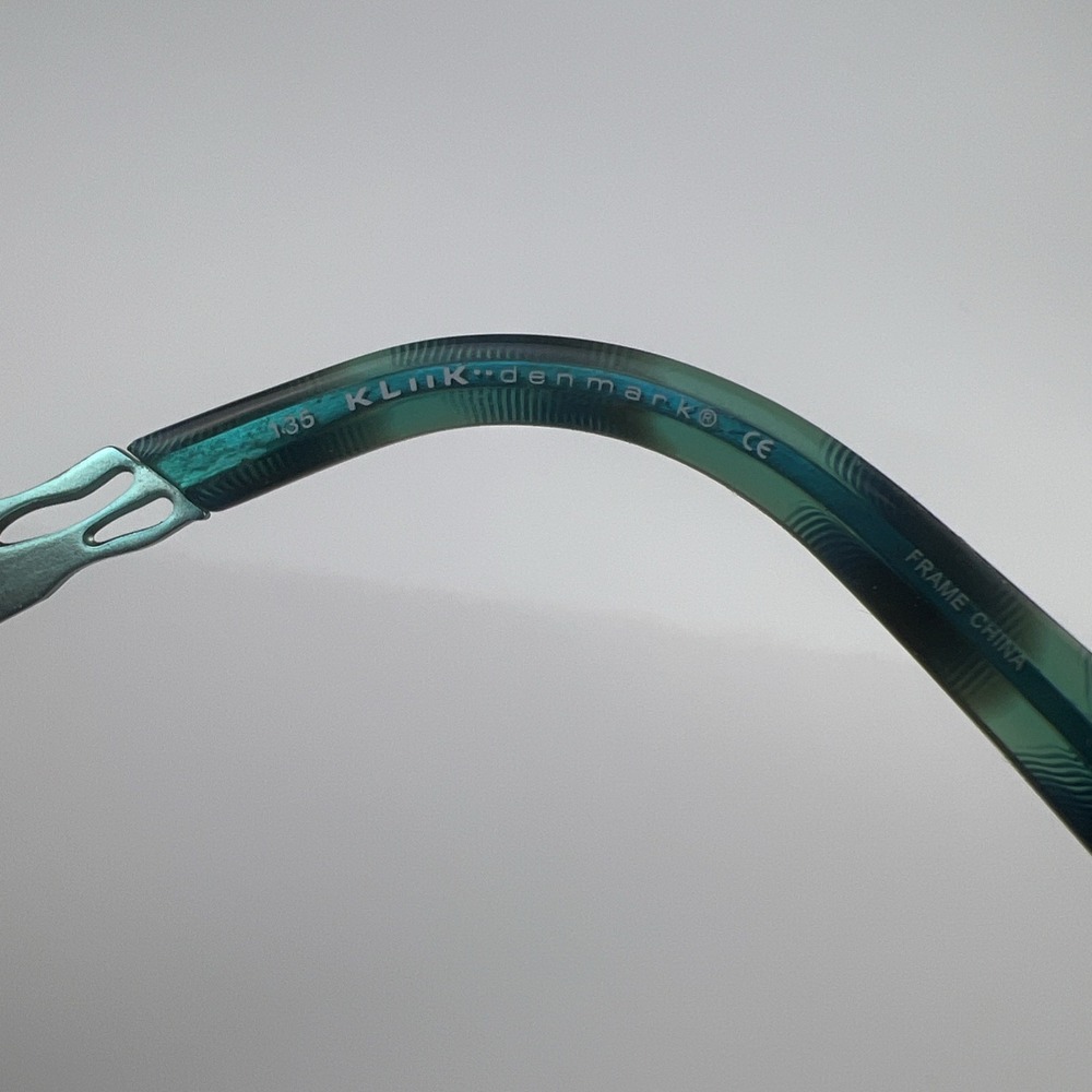KLIIK Eyeglasses TORTOISE RECTANGLE Glasses 49-17-135 Frame Only MOD: 438 345 - Picture 8 of 16